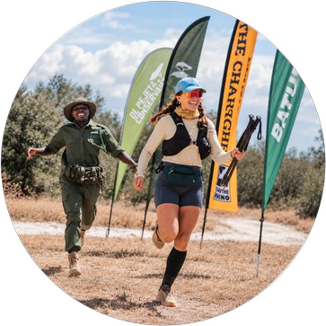 Charlotte Thompson at an ultramarathon event